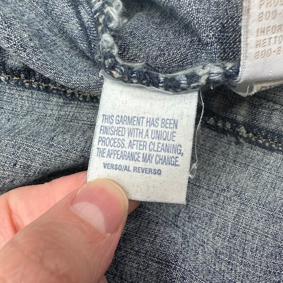 Vintage Blue Jean Denim Jacket Kids Size Large Tommy Hilfiger Retro Y2K READ - Picture 7 of 9